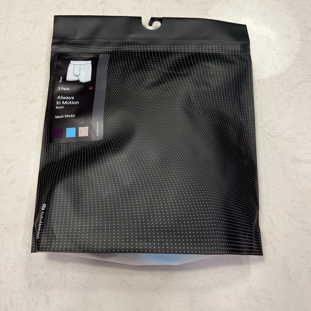 New always in motion mesh boxer 5’’ 3 pack